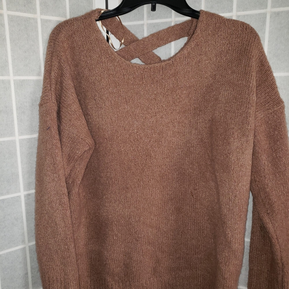 Rose pink sweater
